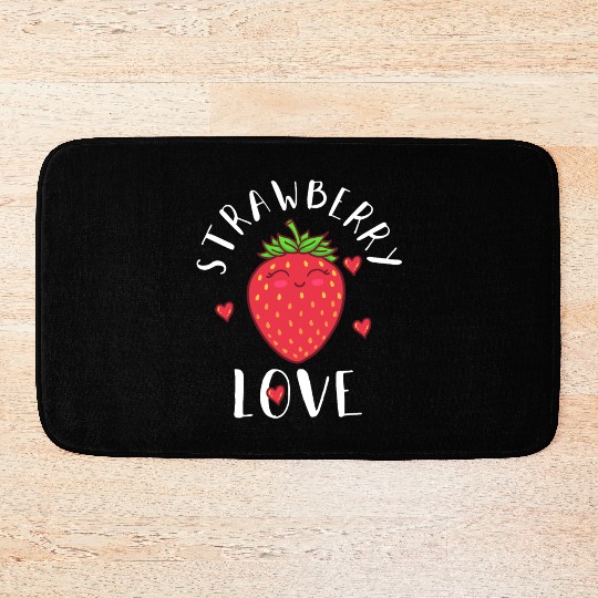 Strawberry Berry Bath Mats