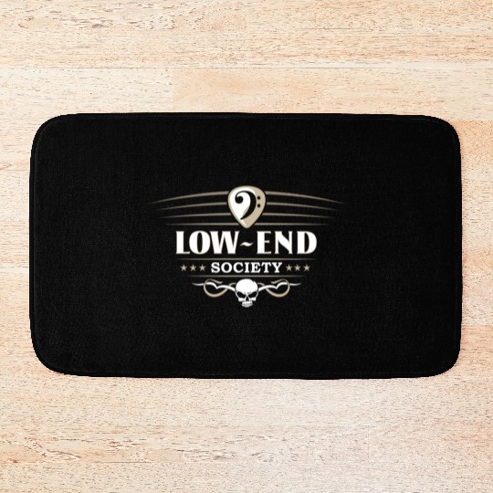 Original Low End Society for Bass Player Bath Mats