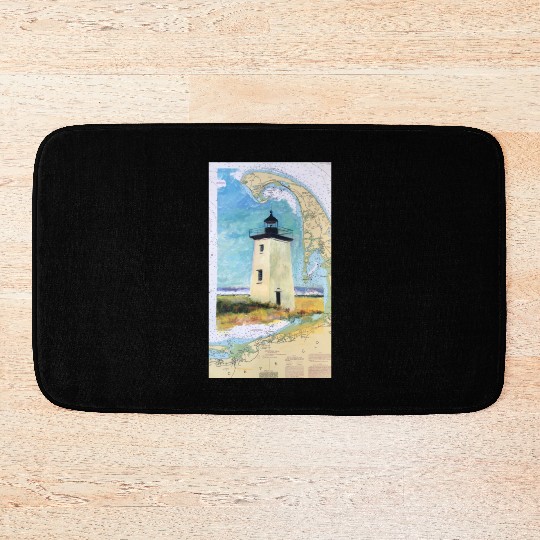 Long Point Light House Ptown Cape Cod Bath Mats