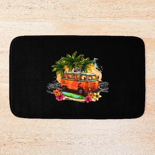 beach car Bath Mats