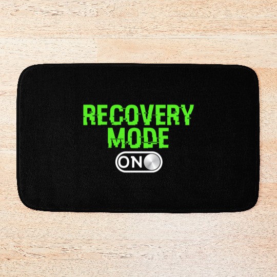 Great Coding Bath Mats For Programmer "Recovery Mode ON