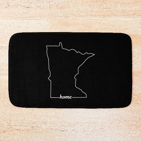 Minnesota State USA Pride Home Bath Mats