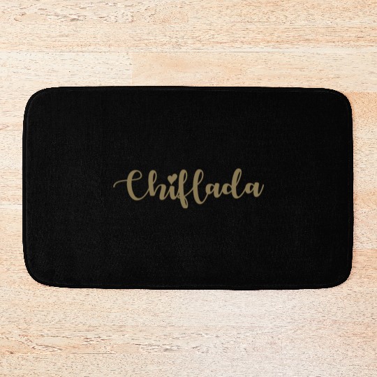 Chiflada Gold Mexican Future is latina Bath Mats