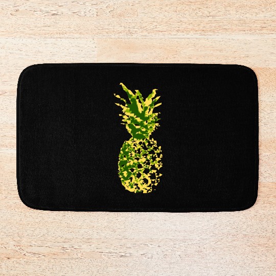Ananas Pineapple Fruit summer 2reborn CUBE Bath Mats