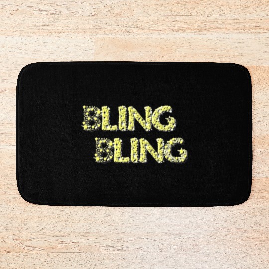 Bling bling jewelrey and riches diamond life Bath Mats