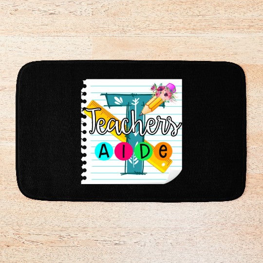 Teacher's Aide Bath Mats Teacher Assistant Gift