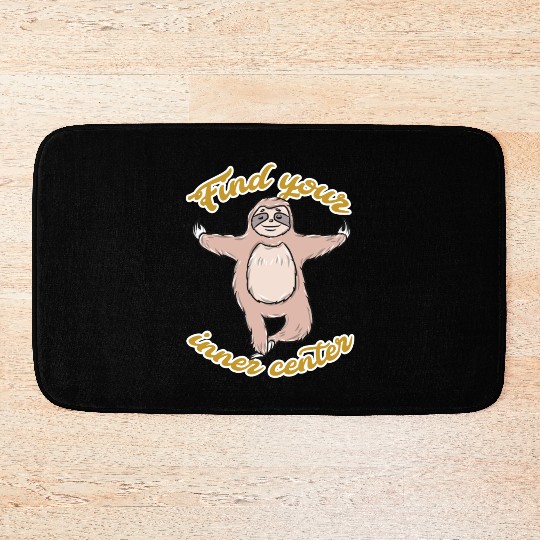 Sloth Animal Bath Mats