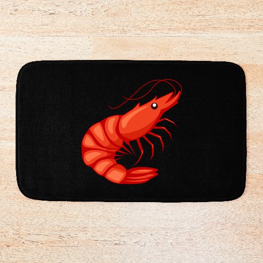 Shrimp Jitsu Mixed Martial Arts Fighter Shrimping Bath Mats
