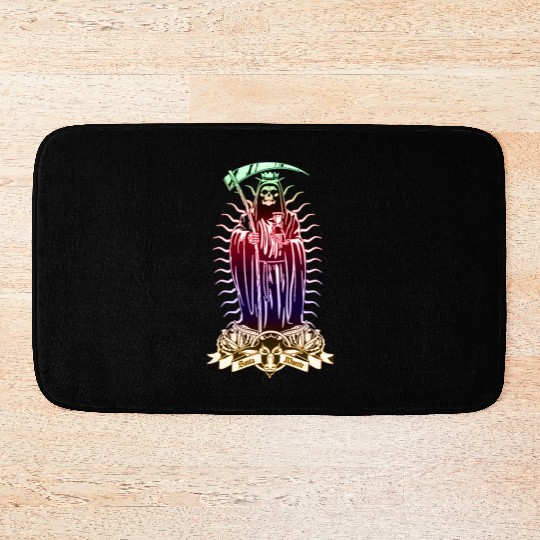 Santa Muerte - Santisima Muerte - Holy Death Bath Mats