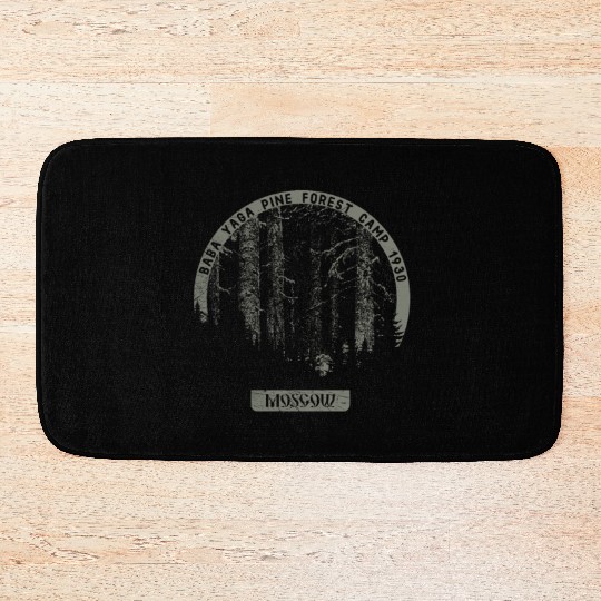 Occult Russian Witch - Baba Yaga Satanic Vintage Bath Mats