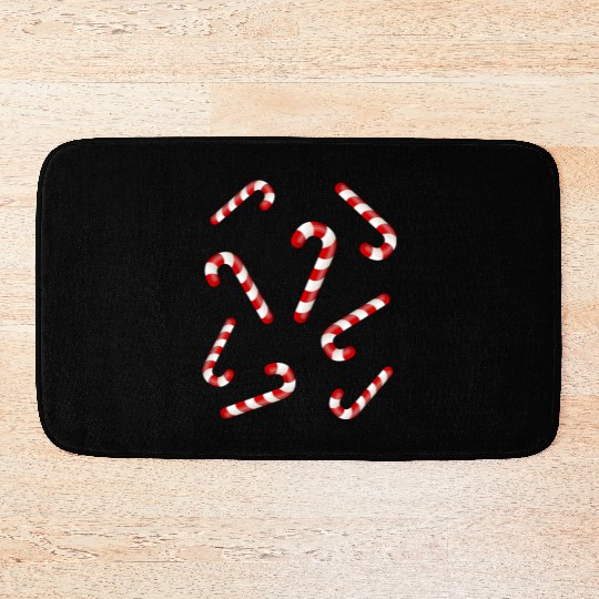 Candy Canes Bath Mats