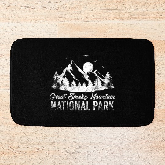 Great Smoky Mountain National Park US Vintage Bath Mats