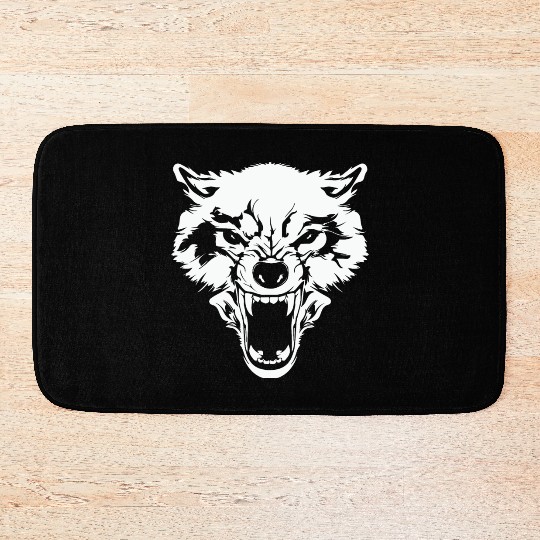 Wolf Bad Wolf Alpha Wolf Bath Mats