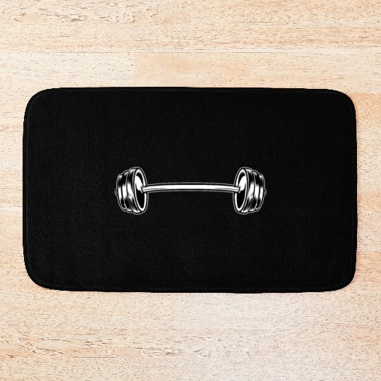 Gym Workout Barbell Bath Mats