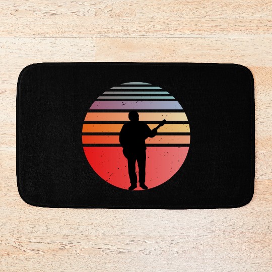 Guitar Player Bath Mats