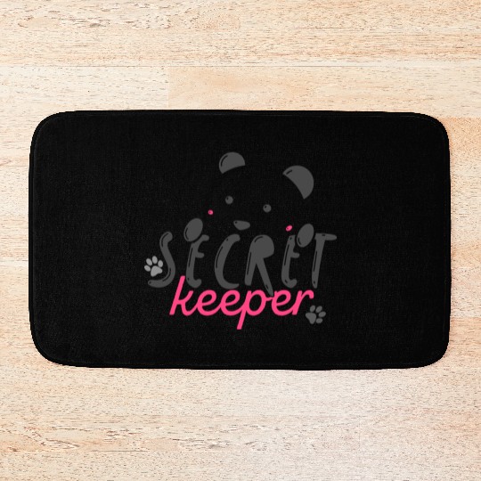 Teddy bear secret keeper Bath Mats
