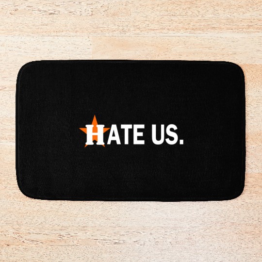 hate us houston astros Bath Mats
