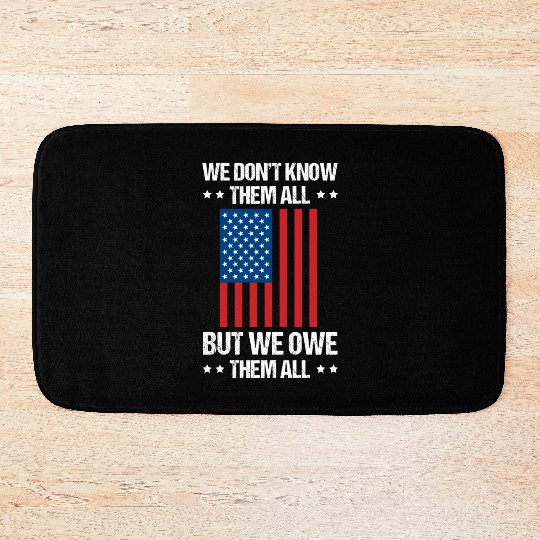 Memorial Day Veterans Day USA U.S. Army America Mi Bath Mats