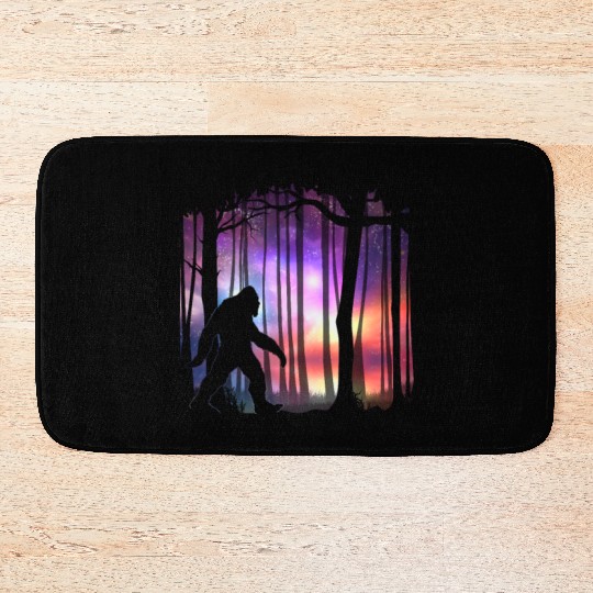 Bigfoot Northern Lights - Space Galaxy Aurora Bath Mats