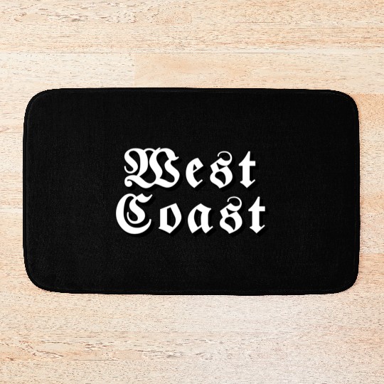 West Coast Fraktur Bath Mats
