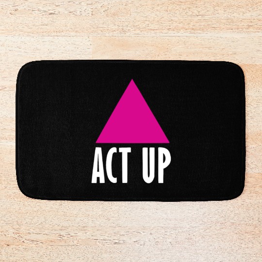 Act Up - Silence Death AIDS Bath Mats