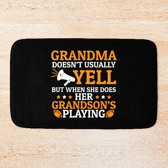 Proud Grandma Bath Mats - Grandma cheers
