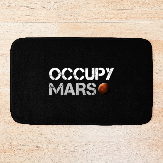 Occupy Mars Space Bath Mats
