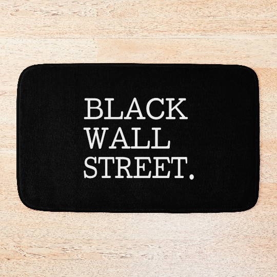 Black Wall Street Memorial Bath Mats
