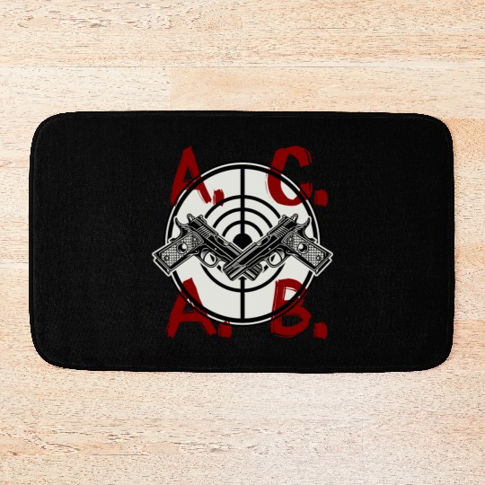 ACAB a.c.a.b. Soccer Bath Mats