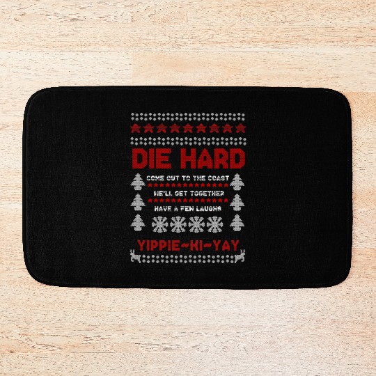 Die Hard Christmas Jumper Bath Mats