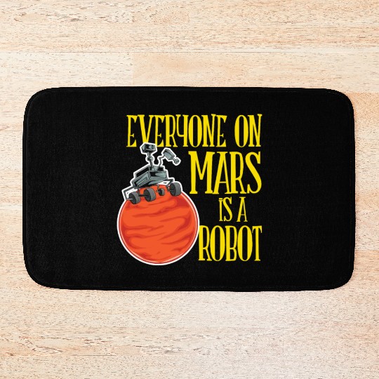 Mars- American Robot - Planetarium Bath Mats