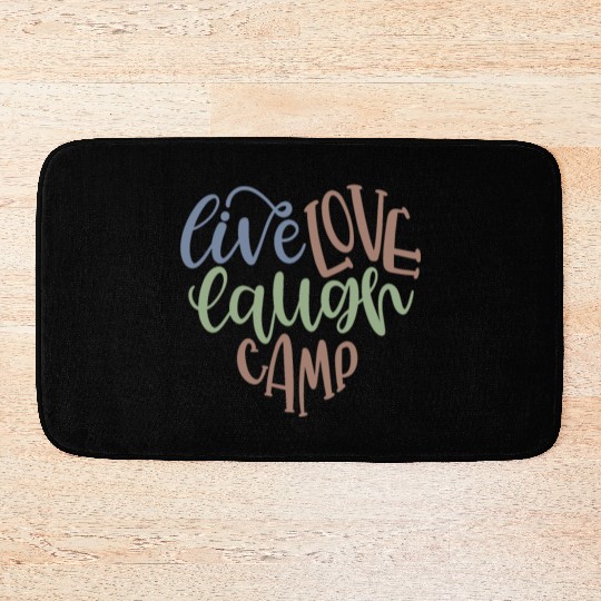 Live Love Laugh Camp RV Bath Mats