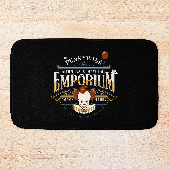 The Pennywise Madness & Mayhem Emporium Bath Mats