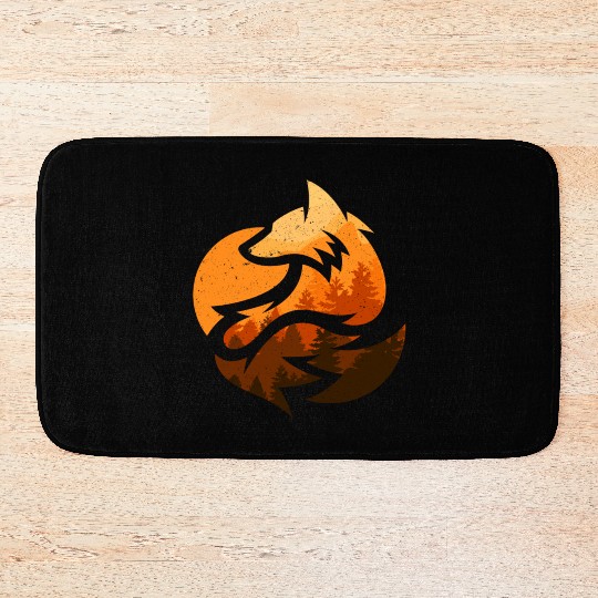 Fox Animal Design Gifts Bath Mats