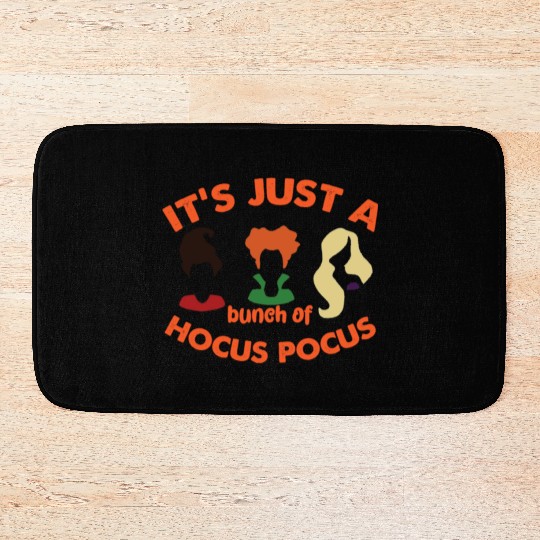 It's Just a Bunch of Hocus Pocus Halloween Bath Mats