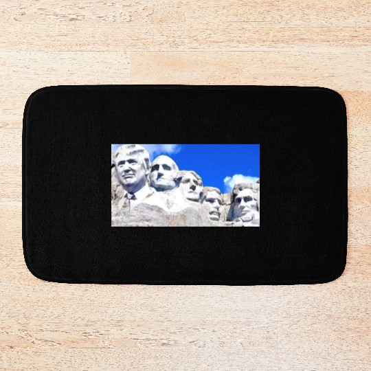 Mount Rushmore Trump Bath Mats
