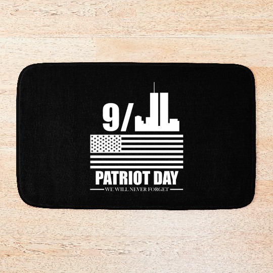 9 11 Patriot Day Bath Mats