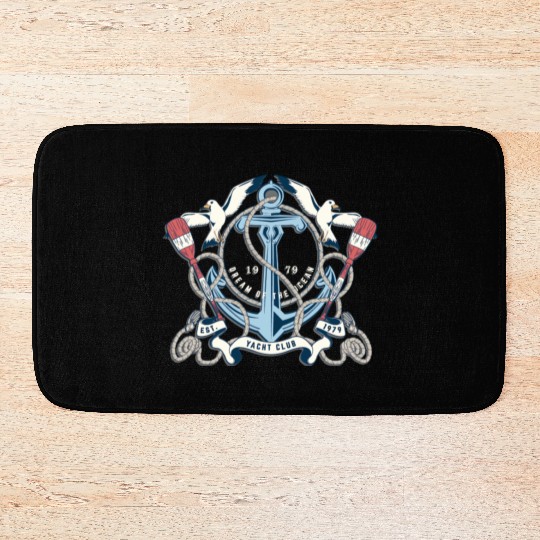 Yacht Club - Awesome sailor Gift Bath Mats