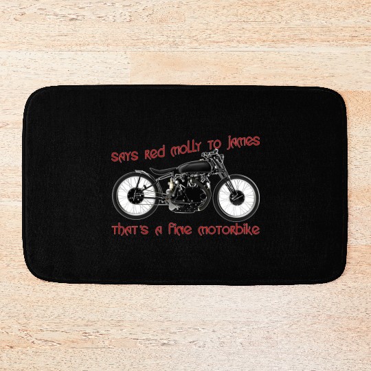 Says Red Molly to James Bath Mats