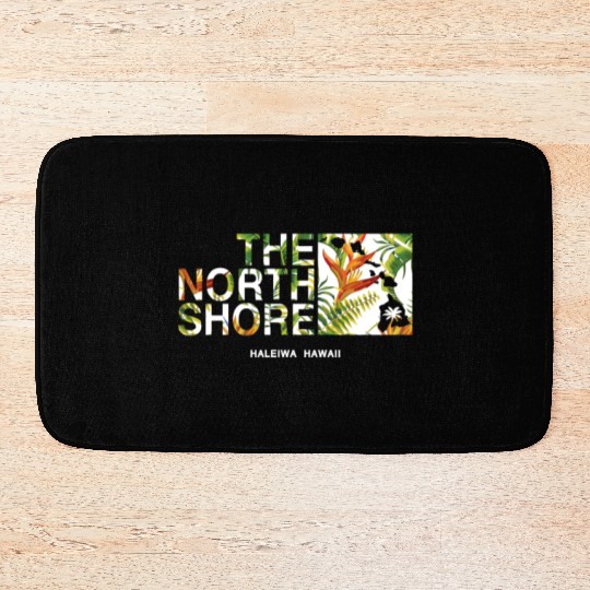 North Shore Haleiwa Bird Of Paradise Bath Mats