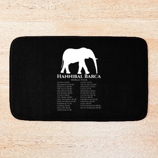 Hannibal Barca World Tour - Carthaginian Empire Bath Mats