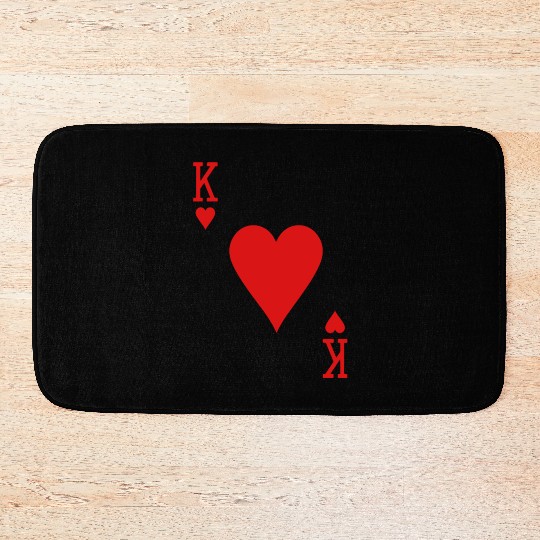 King of Hearts Halloween Costume Bath Mats
