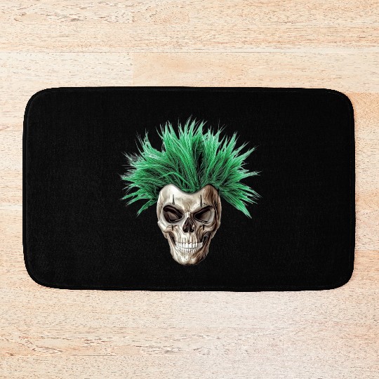Punk harlequin Bath Mats