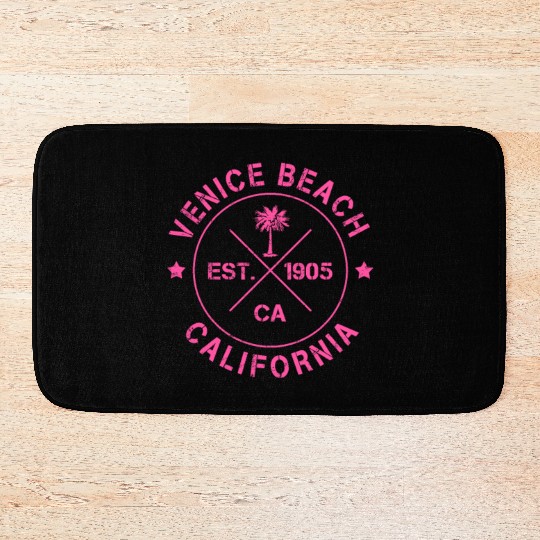 Venice Beach California Los Angeles USA Hollywood Bath Mats