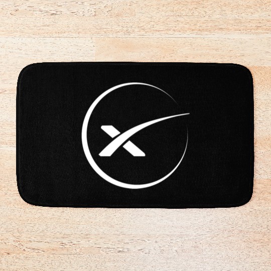 space x spacex elon musk Bath Mats