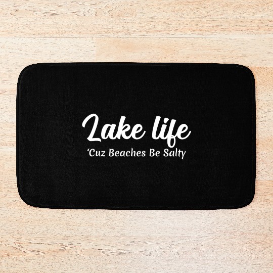 Lake life Bath Mats
