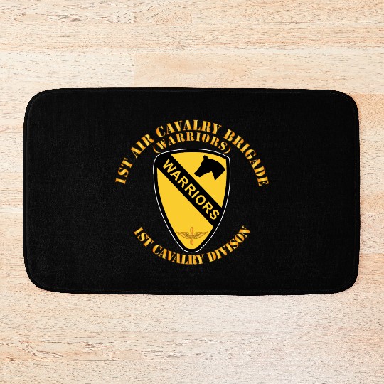 Army 1st Air Cavalry Bde Warriors 1st Cav Division Bath Mats