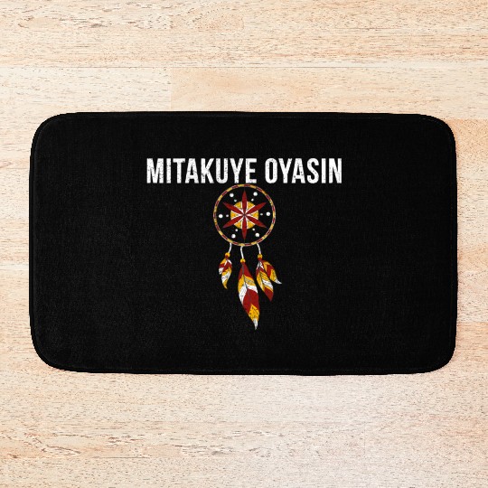 Native American Pride I Lakota Tribe Teton Sioux N Bath Mats