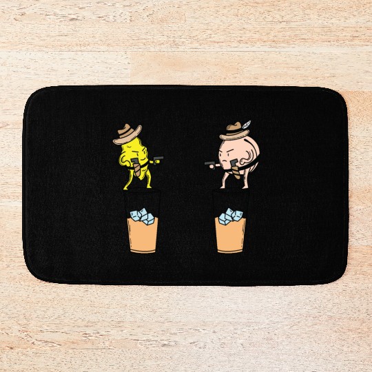 Iced Tea Lemon and Peach in the wild West Bath Mats
