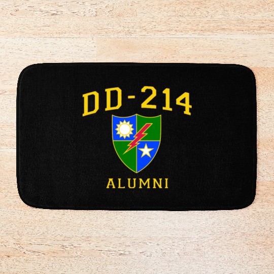 US Army Ranger Veteran DD214 Alumni Logo Insignia Bath Mats
